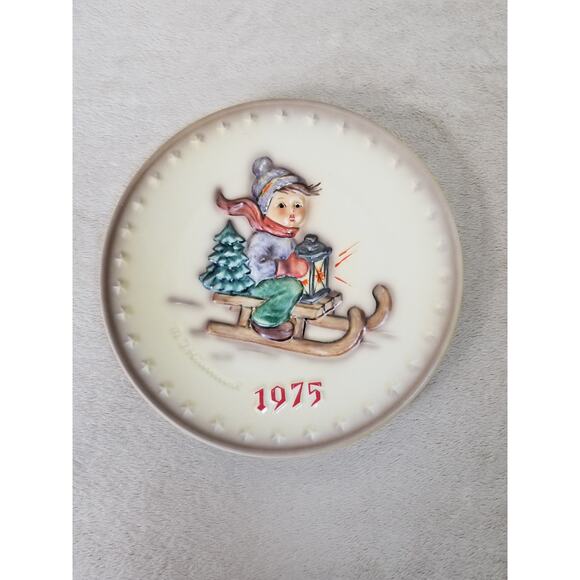 Hummel 5th Annual Plate 1975 Goebel Hand Painted Hum 268 West Germany Vintage - Picture 8 of 10